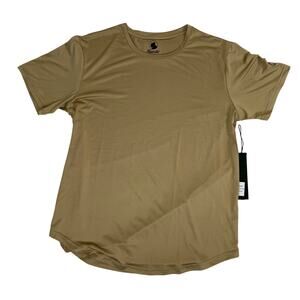 Kuwalla Tee Eazy Scoop T-Shirt Tan Size Large New With Tags